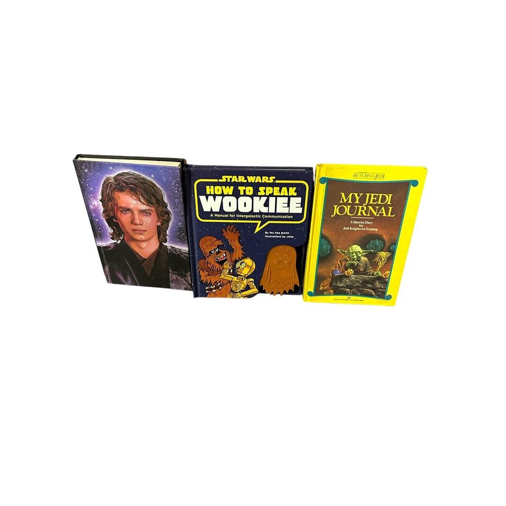 Star Wars How to‎ Speak Wookiee Chewbacca Interactive Book w/Sound+2 Other Books